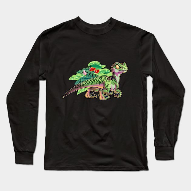 Raptor Charlie Long Sleeve T-Shirt by Colordrilos